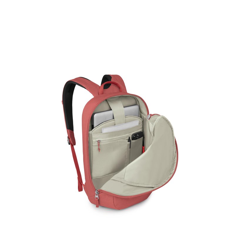 Osprey Arcane Large Day Commuter Backpack, Red Pampas Heather
