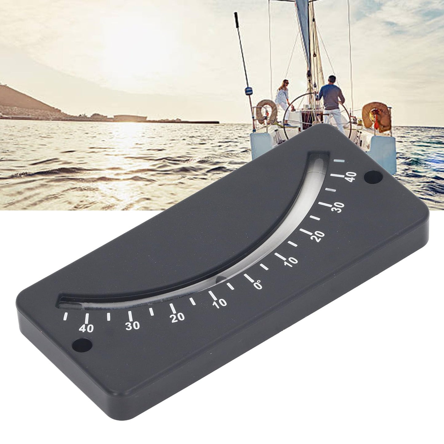 Aramox Tube Clinometer, Bike Inclinometer, Angle Inclinometer ‑40 to 40 Degree Inclinometer for Horizontal Micro Angle Measuring, Handlebar Slope Meter for