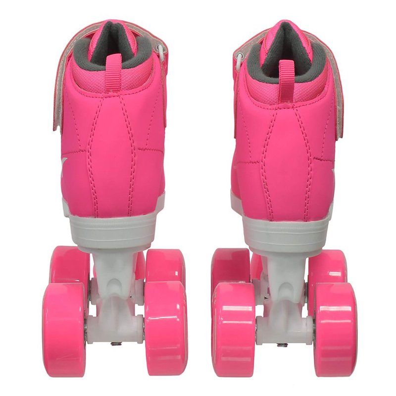 Epic Skates Galaxy Elite Kids Quad Speed Skates, Pink, Youth 1