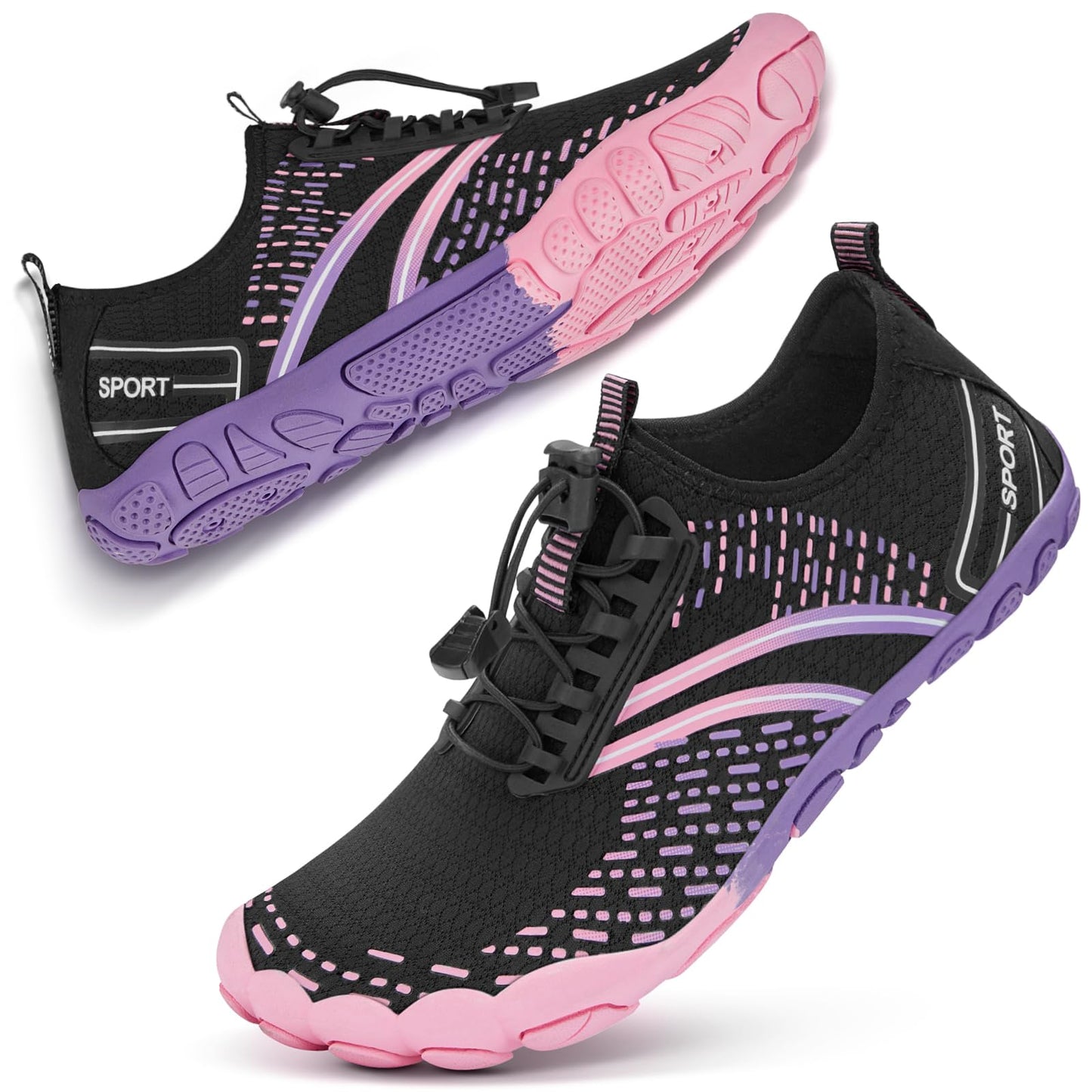 ATHMILE Hiking Barefoot Water Shoes for Women Men Beach Swim Pool Quick Dry