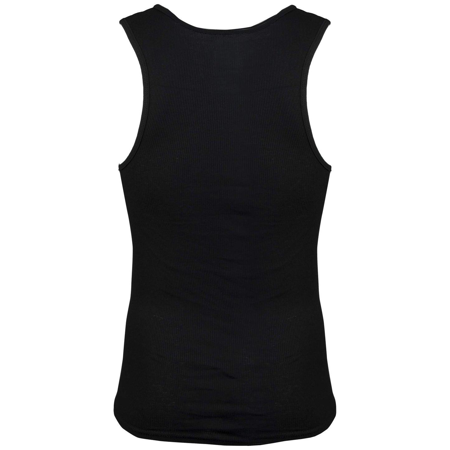 Gildan Men's A-Shirt Tanks, Multipack, Style G1104, Black (6-Pack), Medium