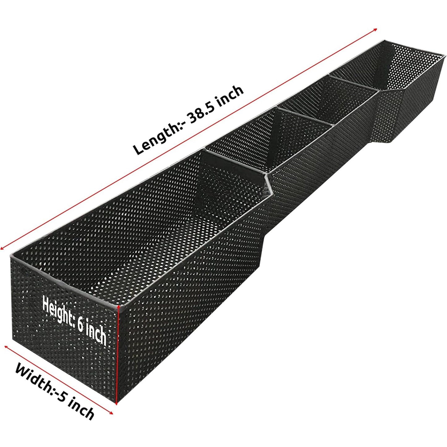 Huskey Golf Cart Baskets Front,One Piece Design Golf Cart Storage Baskets Compatible with Club Car Precedent G&E Golf Cart 2004 & Up Models, Sturdy and Larger Compartments.