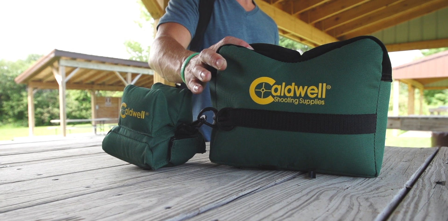 Caldwell DeadShot Boxed Combo Front and Rear Bag with Durable Construction and Water Resistance for Outdoor, Range, Shooting and Hunting