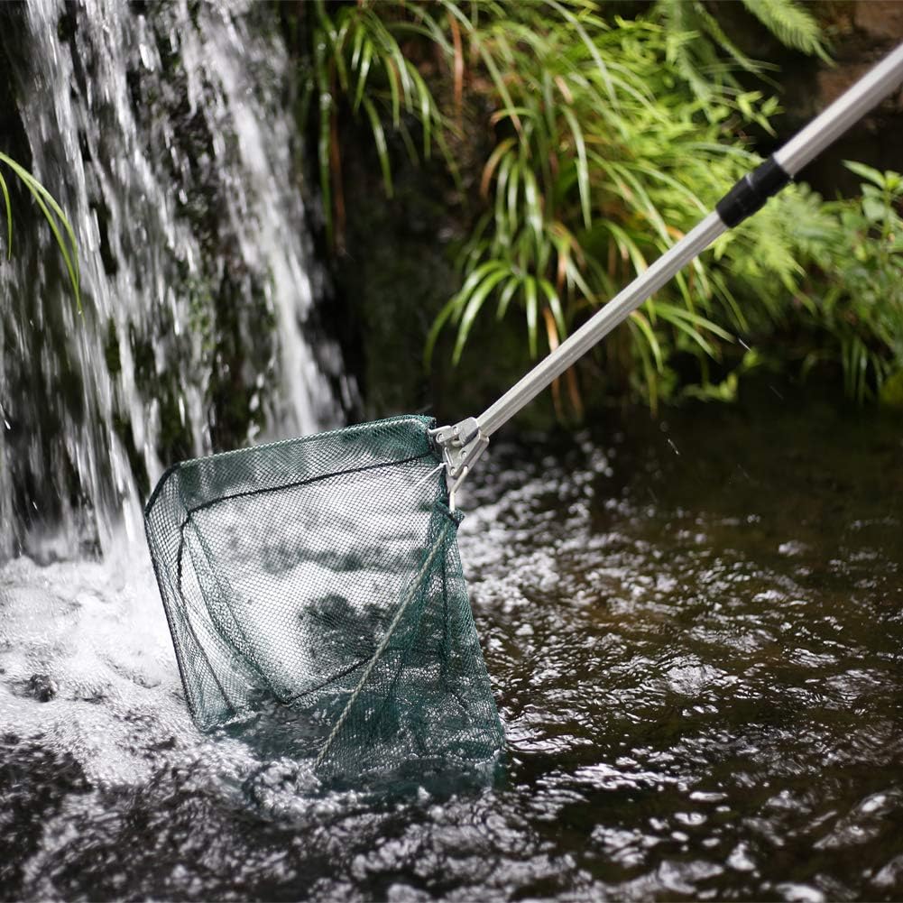 Fishing Landing Net with Telescoping Handle - Extendable 40-63 Inches | Perfect for Freshwater Fishing