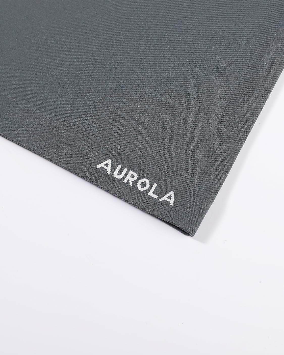 AUROLA Women Essentials Seamless Short Sleeve Fitted Tshirt Gym Workout Athletic Shirts Top Tee Steel Grey