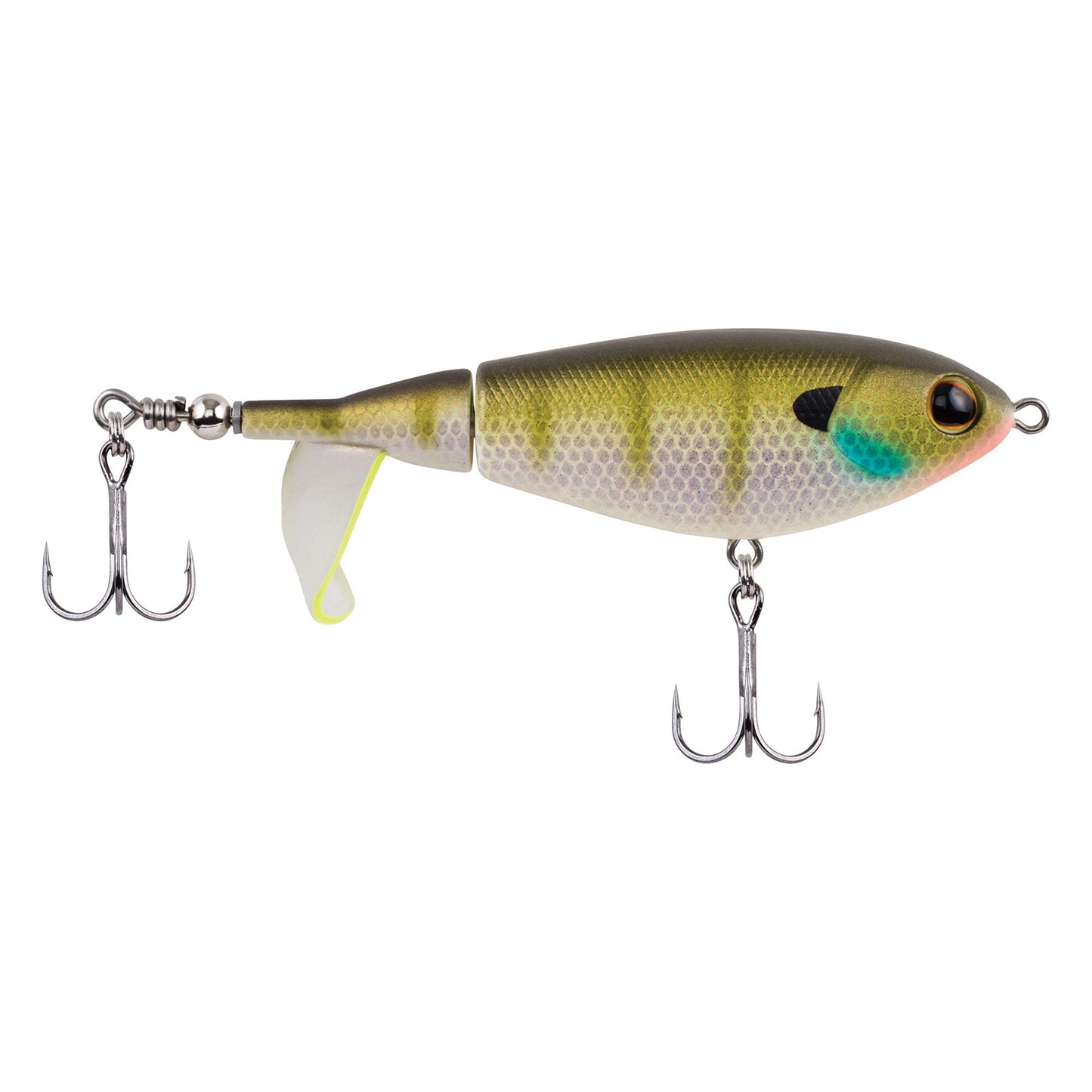 Berkley Choppo Topwater Fishing Lure, Sexy Back, Size 105, Cupped Propeller Tail for Balance of Sound and Spray, Equipped with Sharp Fusion19™ Hook