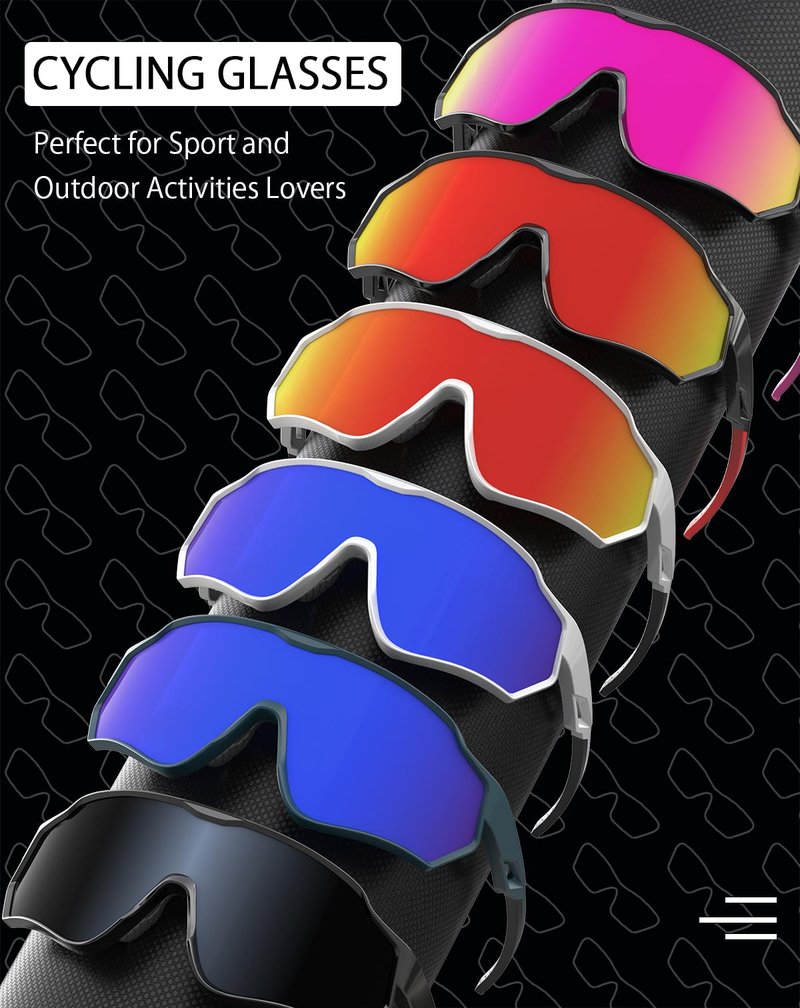 BEACOOL Polarized Sports Sunglasses for Men Women TR90 Cycling Running Baseball Golf Fishing Driving TAC Glasses UV400
