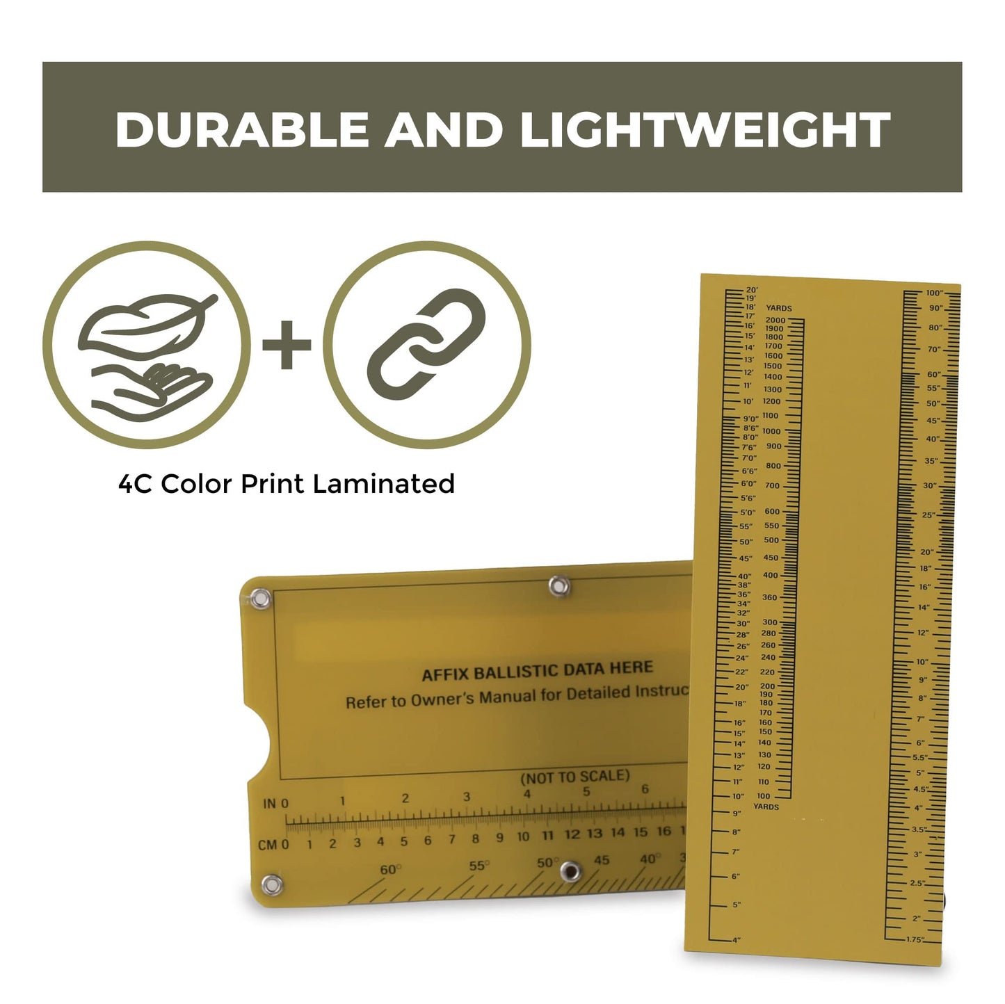 Value Plus Mrad Slide Rule Calculator to Use with Dope Book, Dope Card Chart - Ballistic Calculator for Sniper Scope and Rifle Long Range Shooting, Hunting and Targets