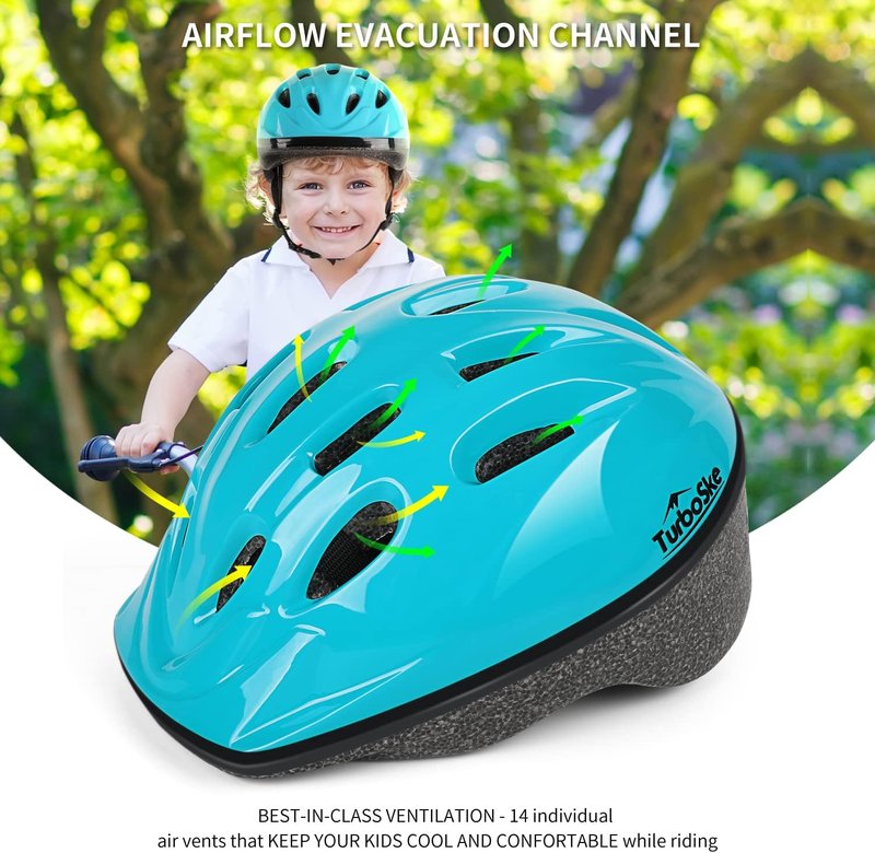 Adjustable Toddler Bike Helmet - Multi-Sport Safety Gear for Boys & Girls