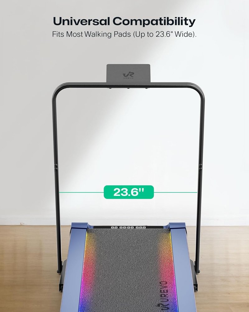 Walking Pad Handle Bar - Universal Fit for 23.6'' Wide Walking Pads | Easy Assembly & Mobility