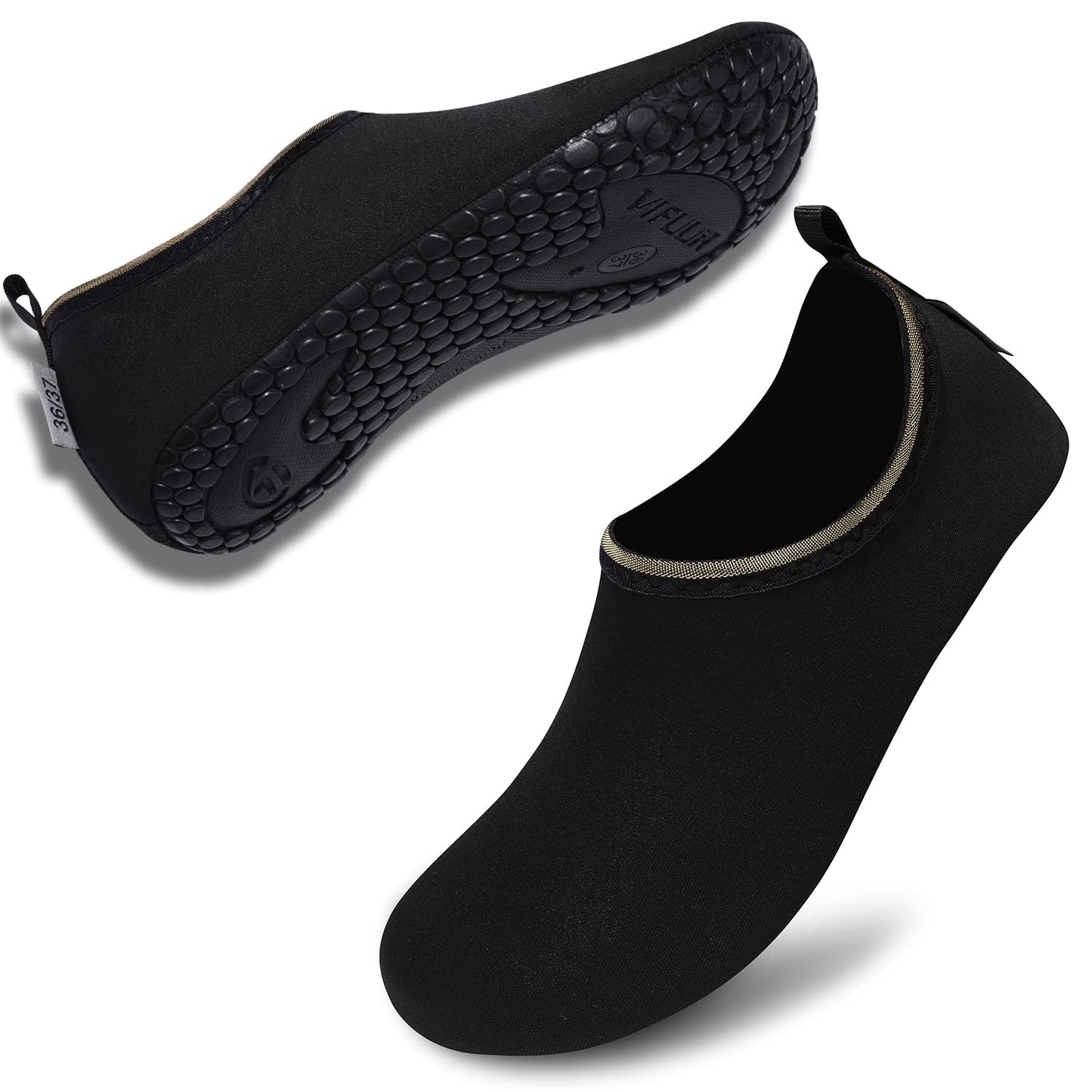 VIFUUR Water Shoes for Men Women Barefoot Quick Dry Aqua Socks Slip On