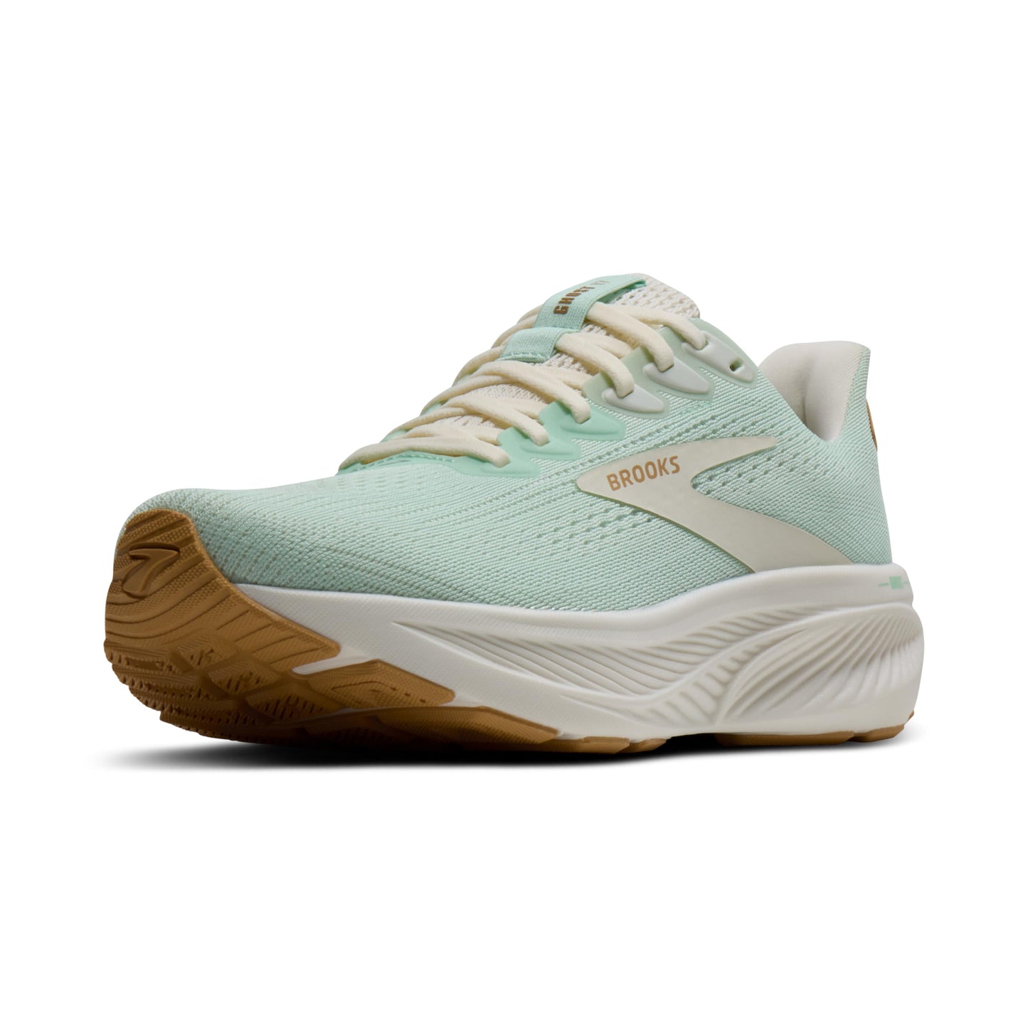 Brooks Women’s Ghost 17 Neutral Running Shoe - Honeydew/Coconut/Taffy - 8.5 Medium
