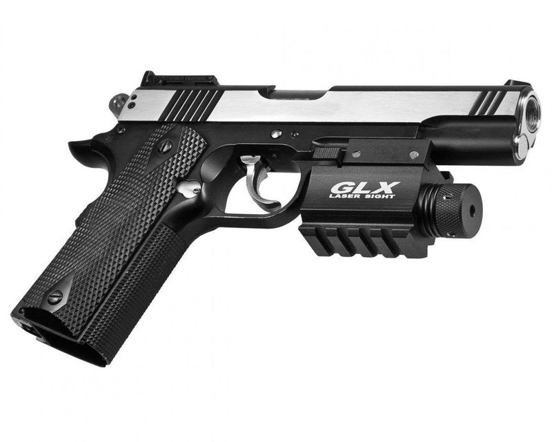 BARSKA Red Laser with Built-in Mount and Rail,5.3"x 4.4"x 1.5"