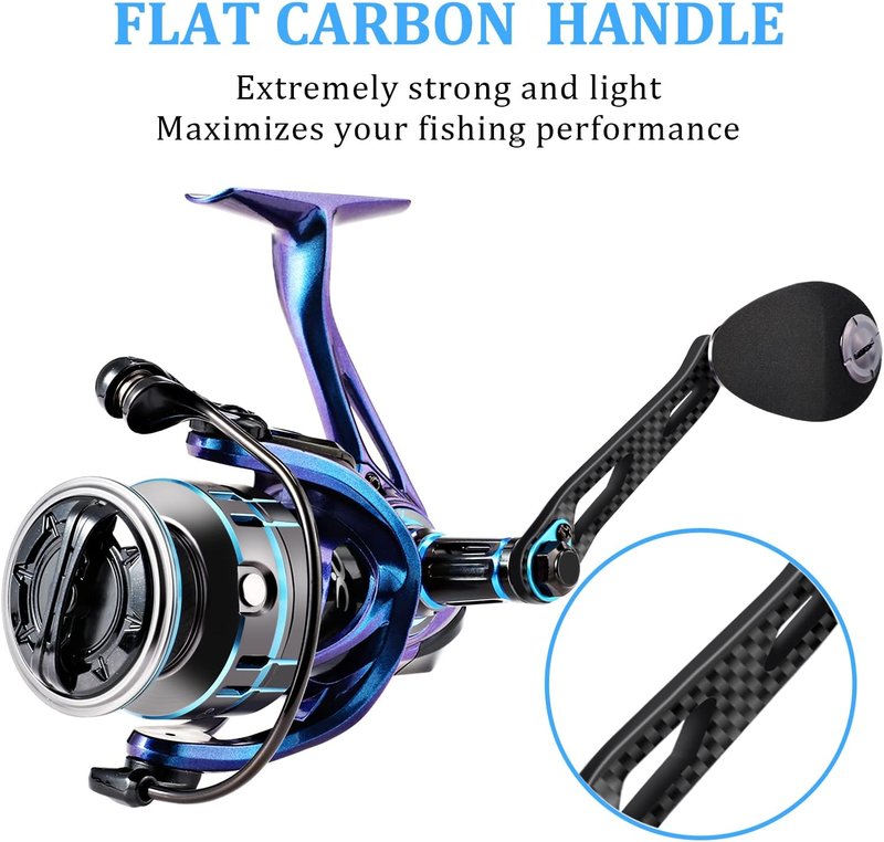 Cadence Primo Fishing Reel - Ultralight Spinning Reel with Magnesium Frame | 36 LBs Max Drag, 6.2:1 Gear Ratio