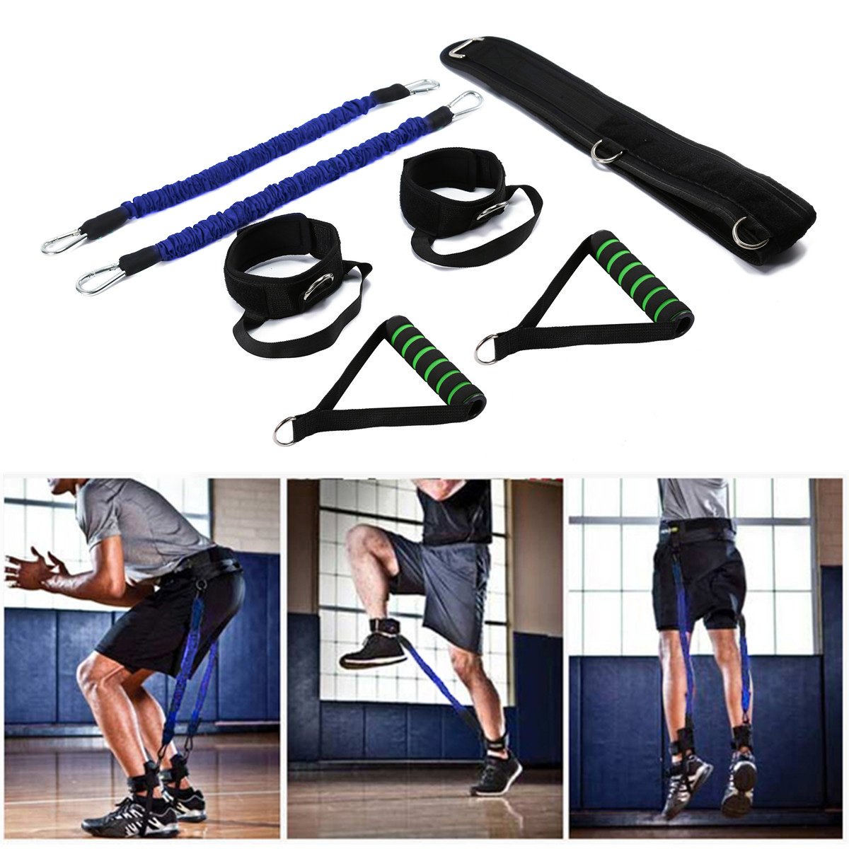 Wowelife Vertical Jump Trainer Equipment Bounce Trainer Device Leg Strength Training Bands for Agility, Strength Speed Fitness Basketball Volleyball Football