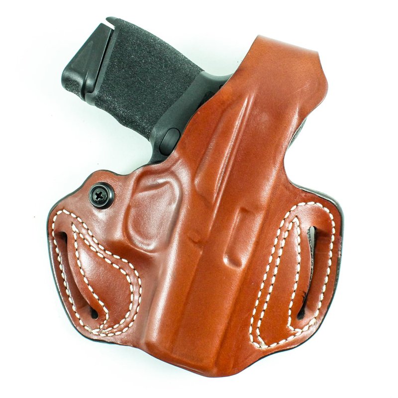 Desantis Thumb Break Mini Slide Holster, Outside The Waistband Gun Holster, Fits Glock 43, Glock 43X, and Glock 48, Adjustable Tension Device, Right-Hand Draw, Tan