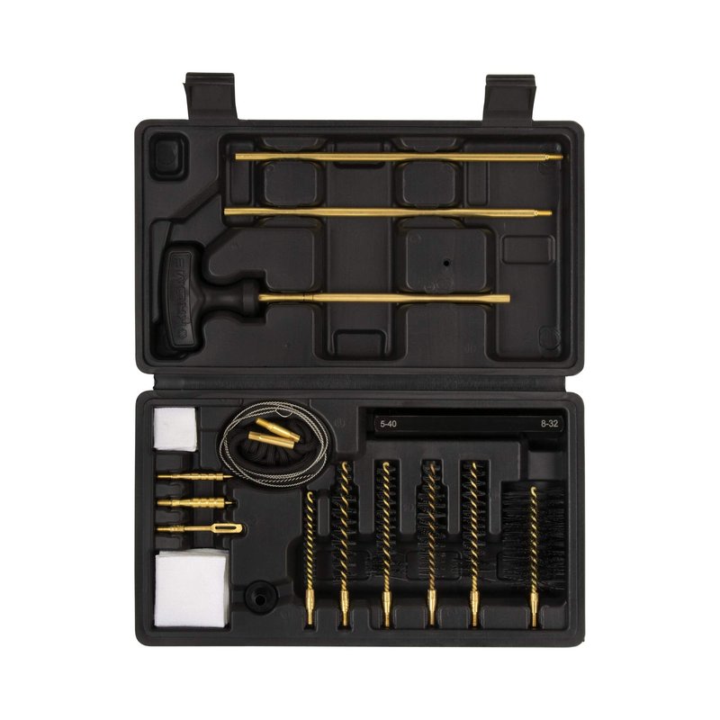Allen Company Krome Modern Sporting Rifle Cleaning Kit, .22, .223, .30, & .308 Cal., 17-Pieces, Black