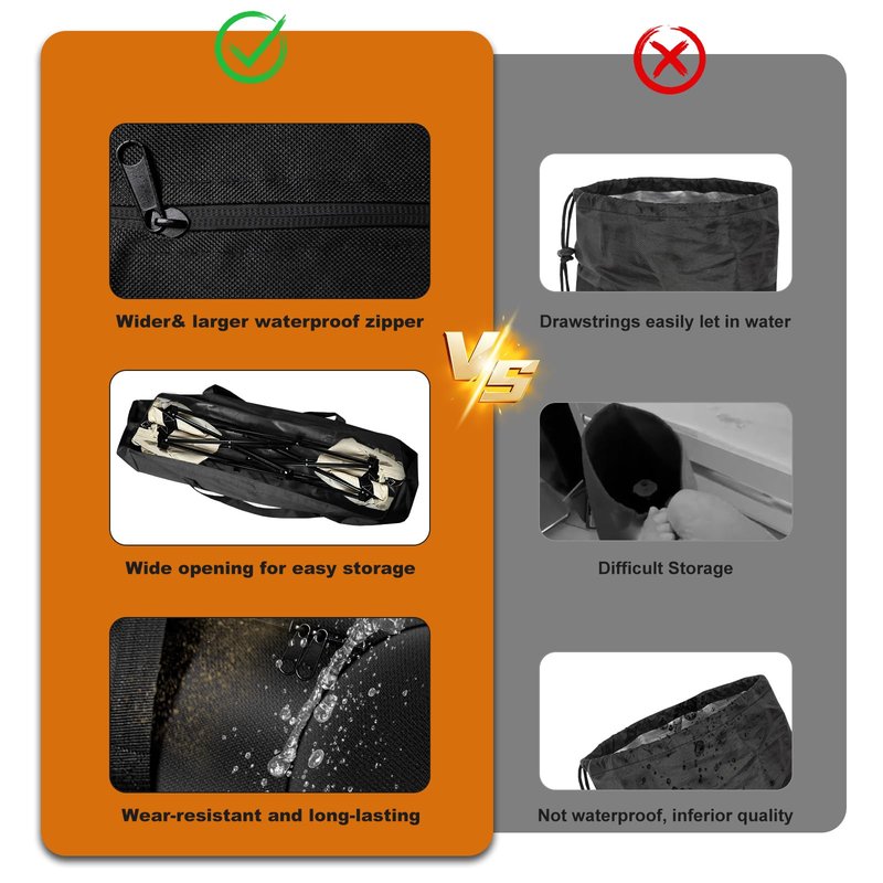 LYHNMW 2 Pack Camping Folding Chair Replacement Bags, 39.4 Inch Portable Camping Chair Bag, 600D Large Carry Bags with Shoulder Strap, Foldable Outdoor Lawn Fishing Chairs, Hammock, Tent (Only Bag)