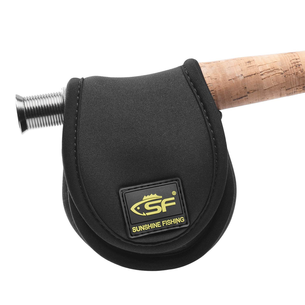 SF Fly Fishing Reel Cover Case Pouch or Fly Reel Black Fit 5/6 wt