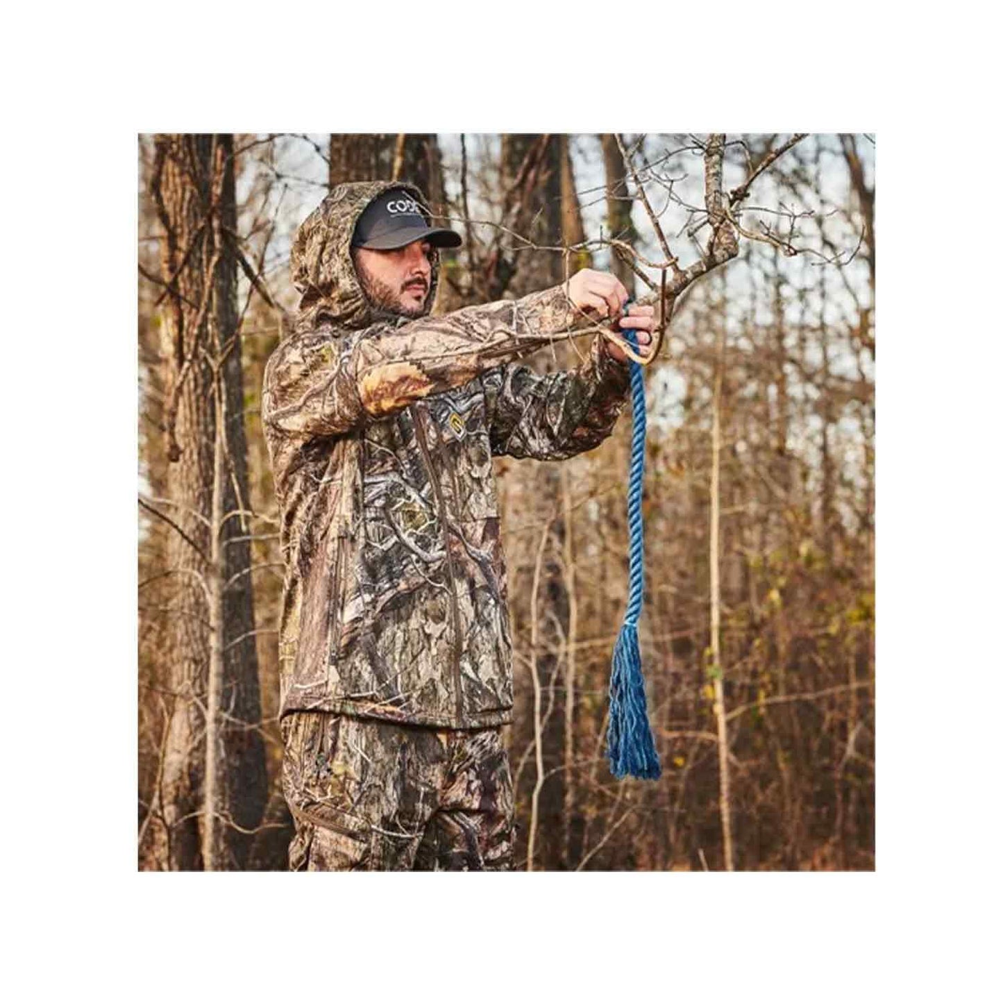 Moultrie Edge 2 Cellular Trail Camera Scout-N-Scrape Kit, Camera and Code Blue Rope a Dope Bundle