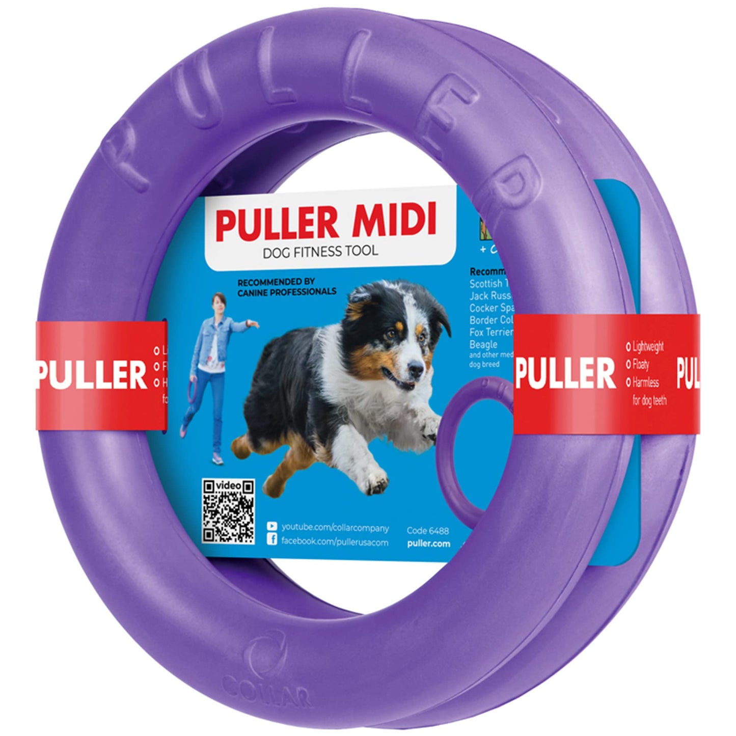 Puller Outdoor Dog Ring Toys - Dog Fetch Toy & Tug of War Dog Toy for Small Medium Large Dogs - Dog Ball & Soft Dog Frisbee Alt - Outside Dog Yard Toys - Big Dog Pull Toy - Dog Agility Jumps Tool