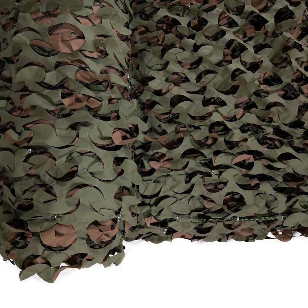 CamoSystems Premium Series Camouflage Military Spec Net with Mesh Netting Attached, Large, 9'10" x 19'8", Original Camo - Green/Brown