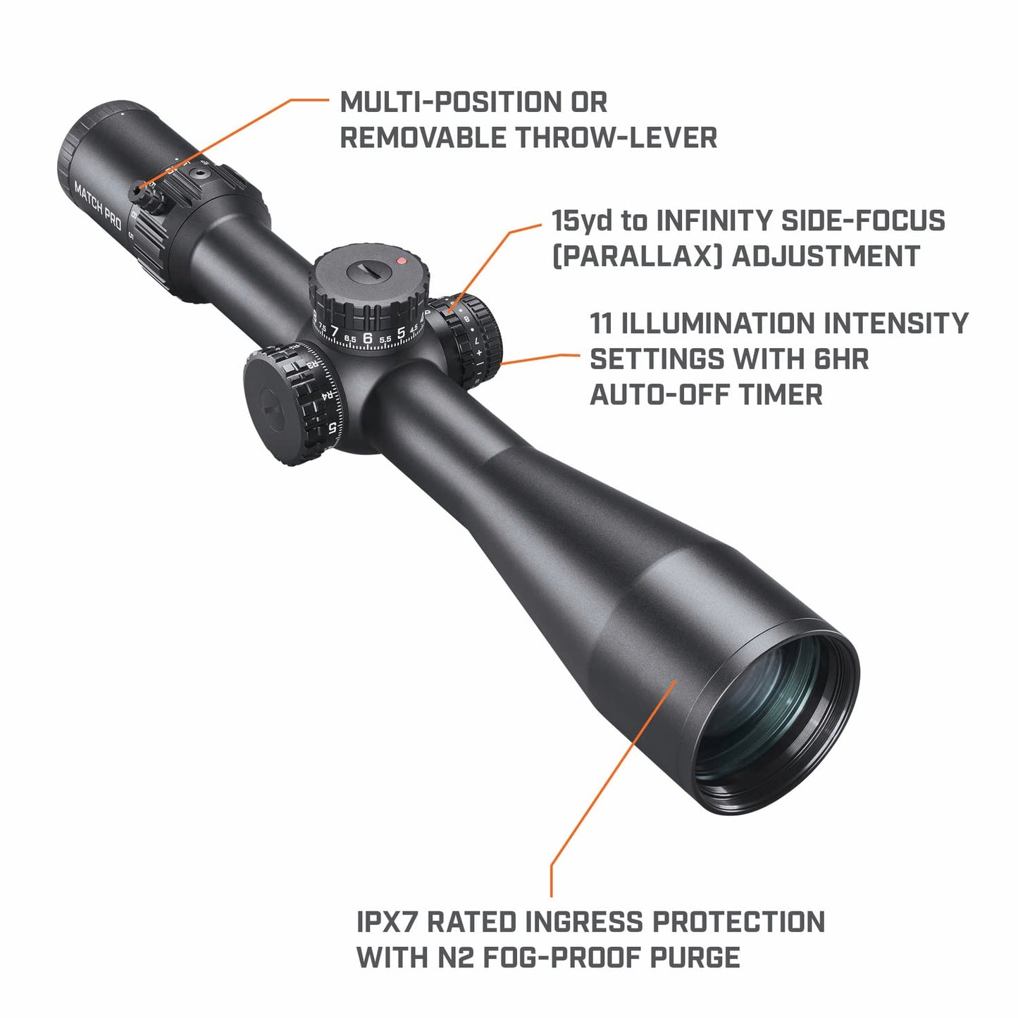 Bushnell Match Pro 5-30x56 Riflescope - DM2 MRAD Reticle