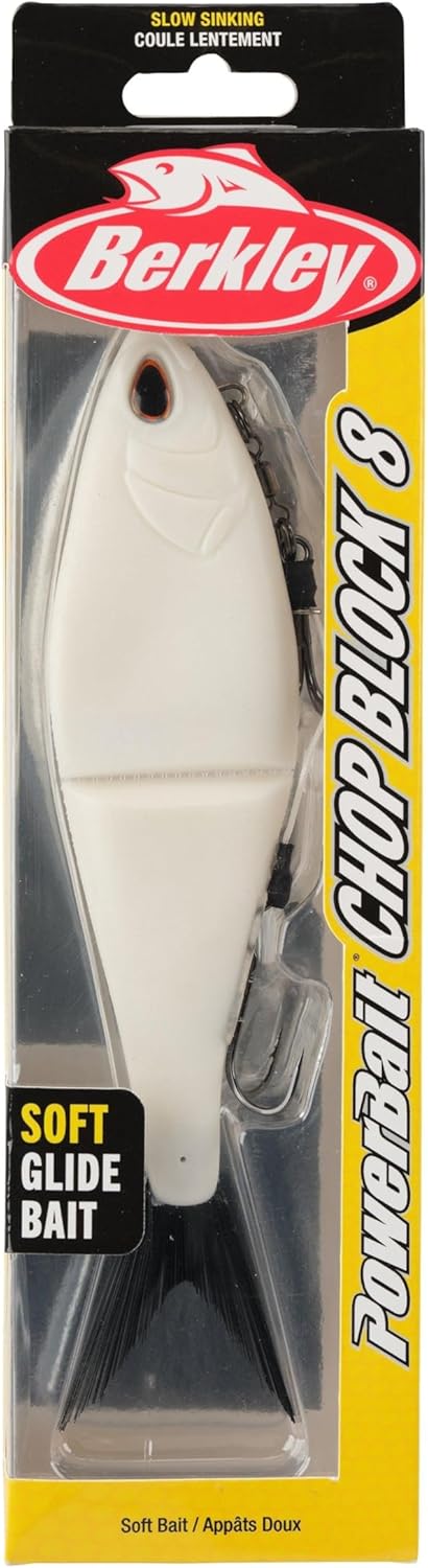Berkley PowerBait Soft Fishing Bait - Versatile Chop Block Design for All Fish Sizes