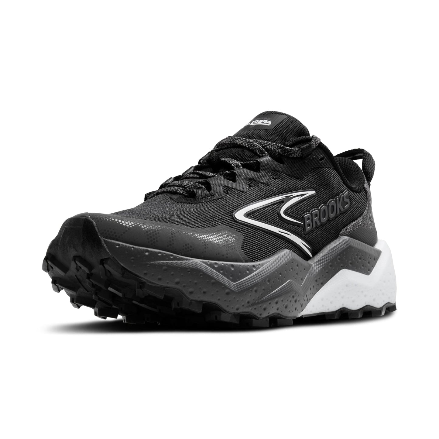 Brooks Women’s Caldera 8 Ultra Trail Running Shoe - Black/Blackened Pearl/White - 10 Medium