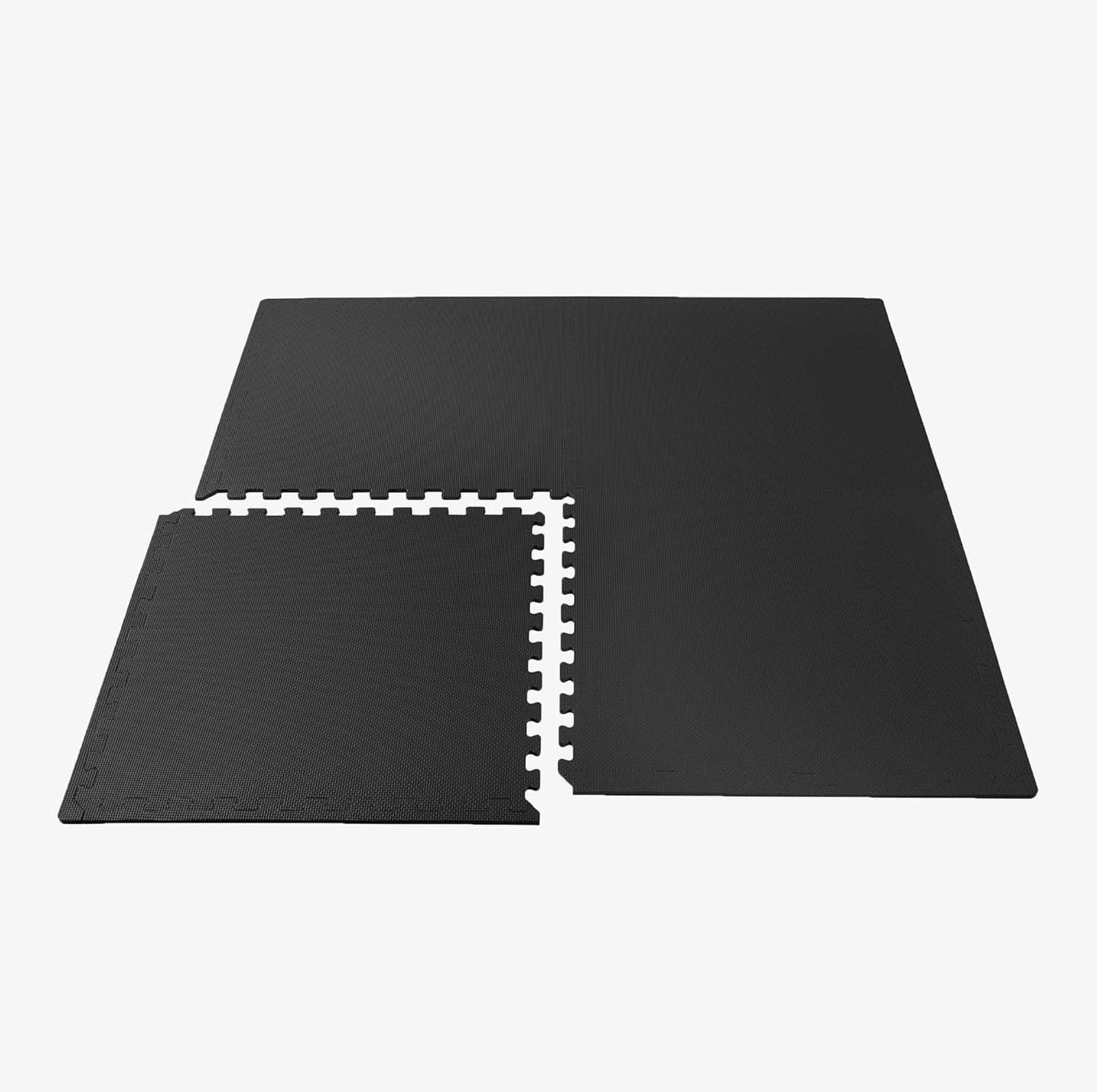 EVA Foam Exercise Floor Mat - 3/8" Thick Interlocking Tiles for Home & Gym | Anti-Fatigue Design