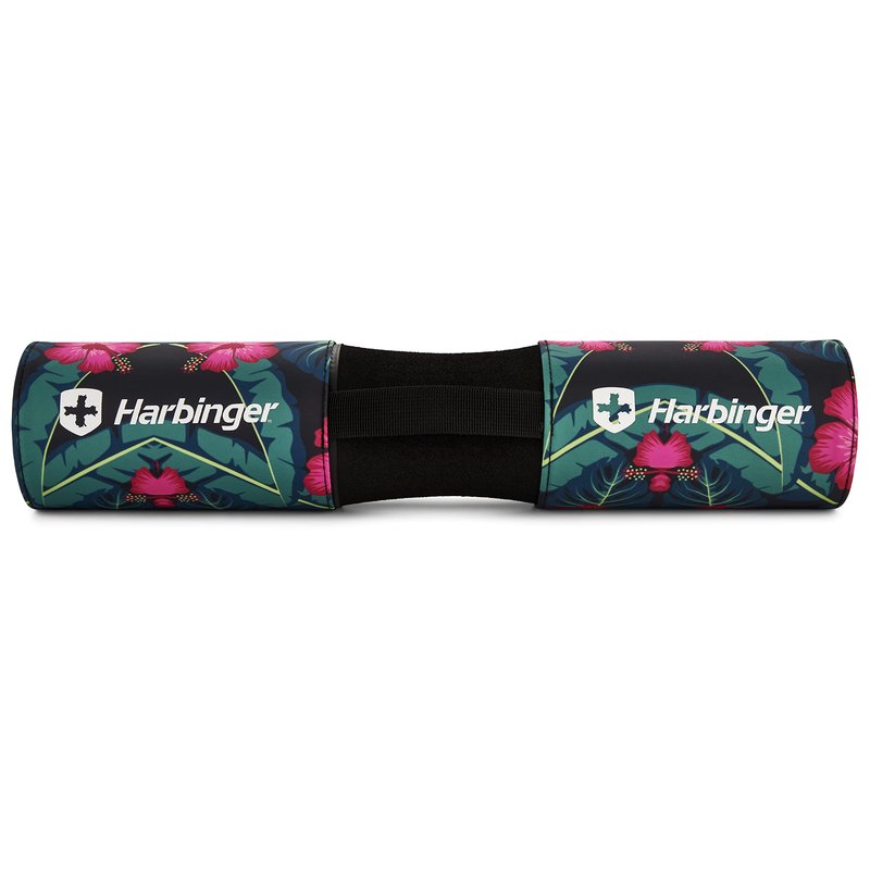 Harbinger Hip Thrust Bar Pad for Doing Hip Thrusters at Home and in The Gym for Olympic and Standard Bars - Floral