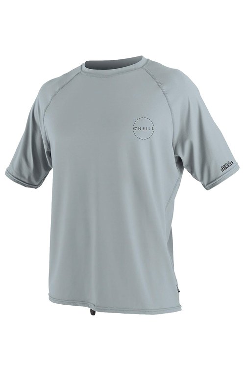 O'Neill Wetsuits Men's 24-7 Traveler S/S Sun Shirt, Cool Grey, Medium