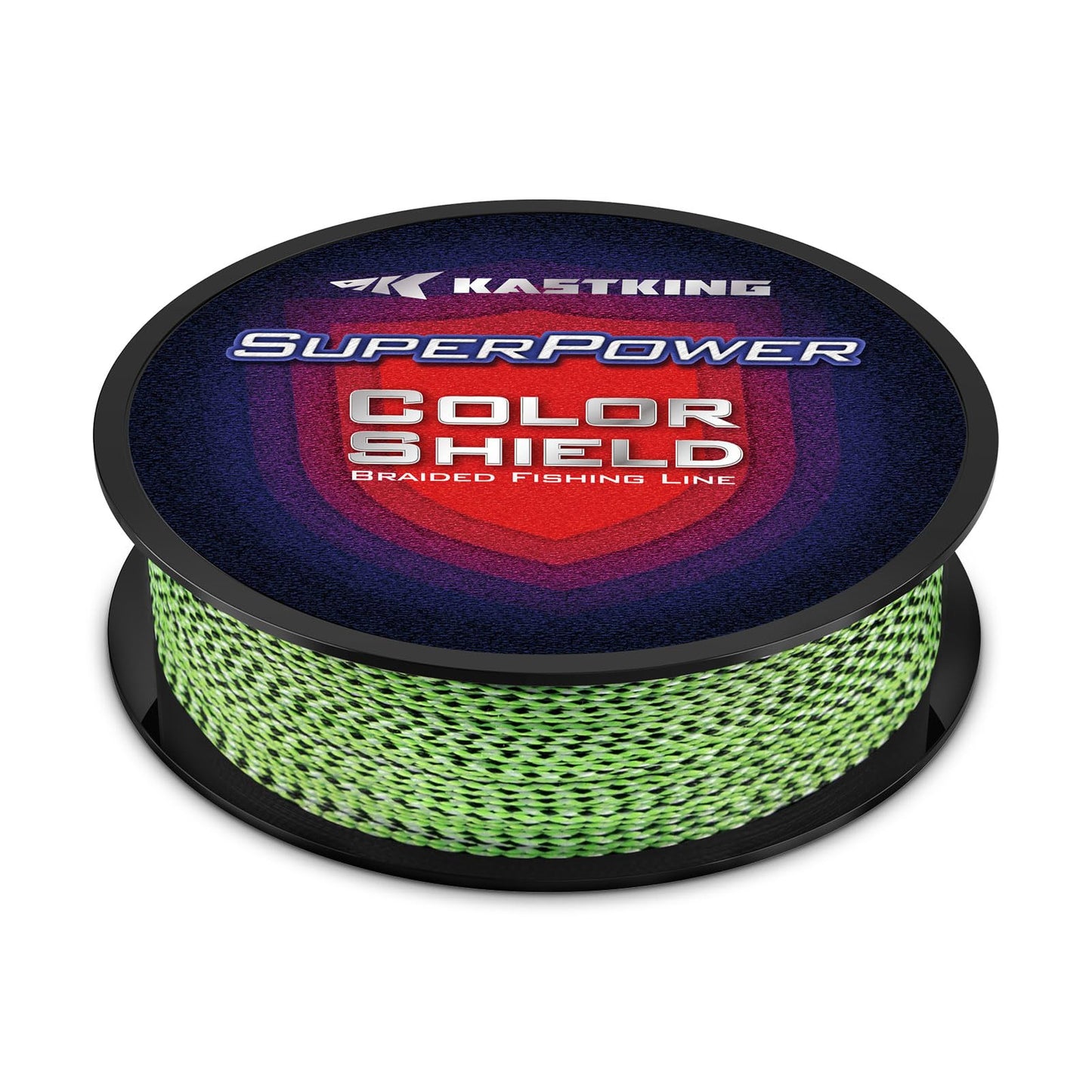 KastKing Superpower ColorShield Braided Fishing Line, Chameleon, 40LB, 150Yards, X4