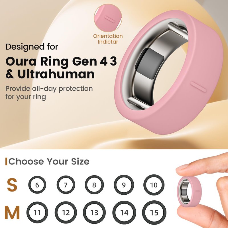 sylacor 14 Pack Ring Cover Compatible with Oura Ring Gen 4/4 Ceramic/Oura Gen 3, Ultra-Thin Anti-Scratch Silicone Ring Protector Case for Women Men for RingConn Gen 2/Gen 2 Air/Ultrahuman Air