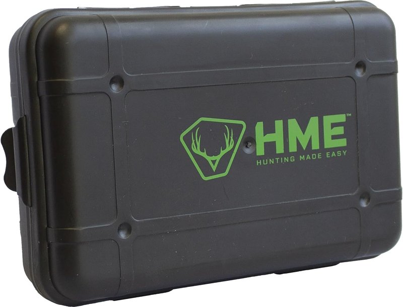 HME Archery Bow Hunting Storage Organizer - Portable Lightweight Plastic Case with Foam Padding