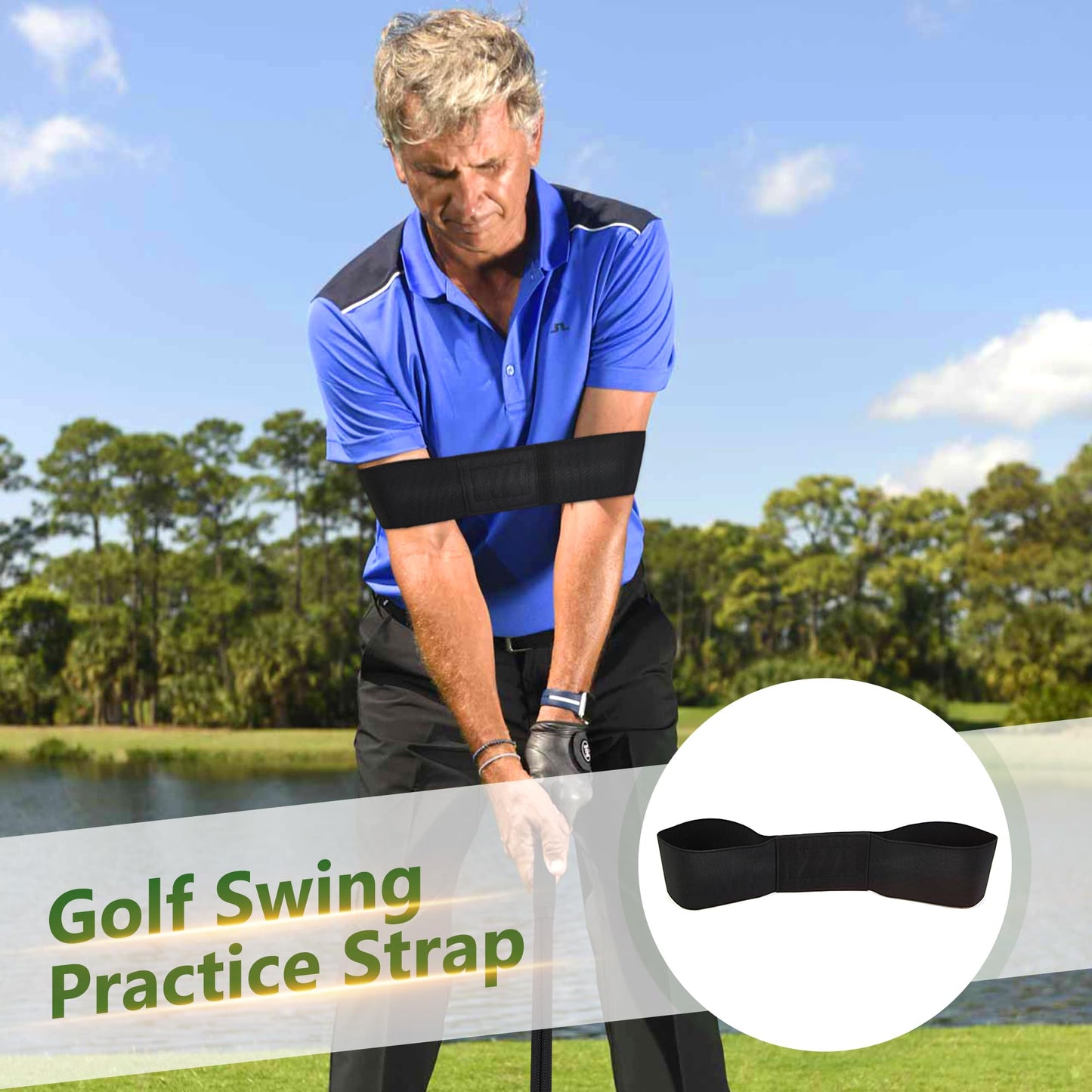 Golf Swing Trainer Rope Aid: Speed Power Tempo Training - Indoor Club Rope Whip Swing Posture Practice Golf Lag Rope Shot Drill Swing Trainer Equipment Exercise Buddy With Weighted Ball (Black)