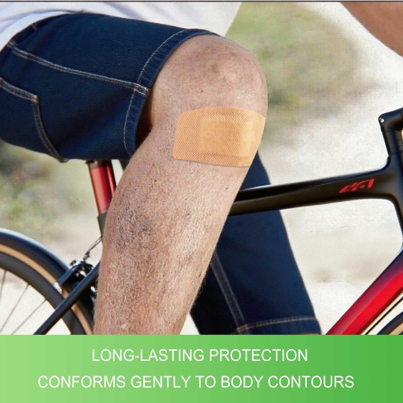 NeuHeils Silicone Bandages for Sensitive Skin, Large 2x4 Inch (40 Count) | Hypoallergenic & Waterproof Wound Care | Pain-Free Removal, Non-Stick Pad, Gentle for Fragile Skin