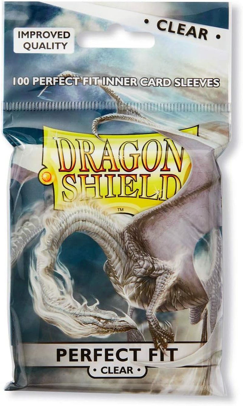 Dragon Shield Perfect Fit Dual Bundle - Smooth & Tough 2X 100 CT TCG Sleeves | Compatible with Pokémon, One Piece & Magic