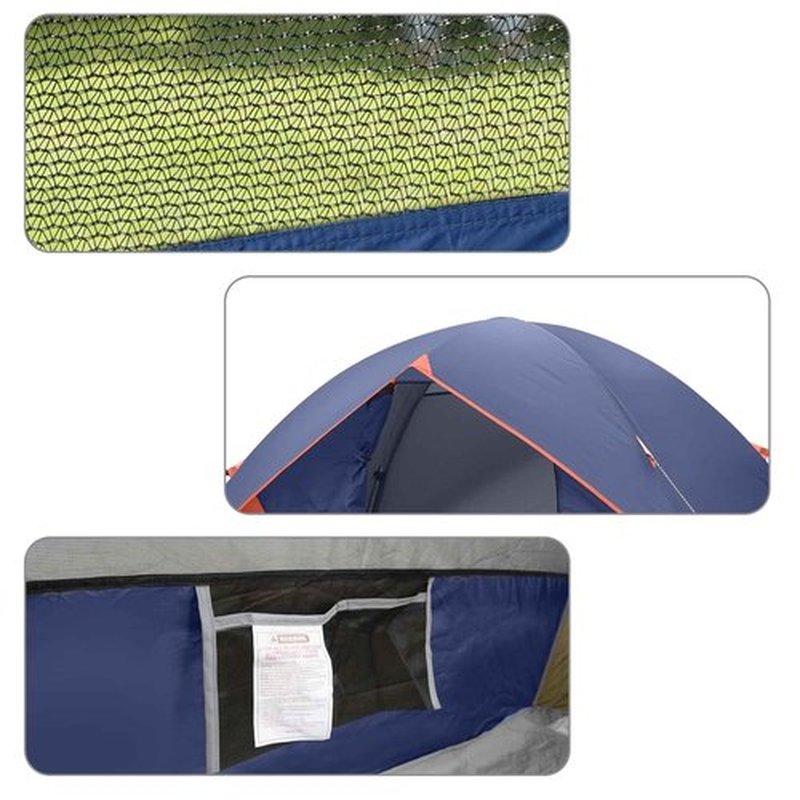UNP Camping Tent 2/3/4/6 Person Dome Tent, Easy to Set Up for Camping, Lightweight Camp Tent, Portable Camping Tent for Outdoor and Backpacking Beaches