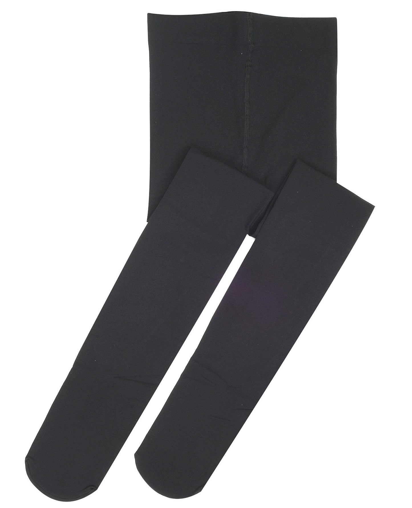 DIPUG Girls Black Tights Toddler Dance Footed Kids Ballet School Uniform Opaque Stockings 3t 4t 5t