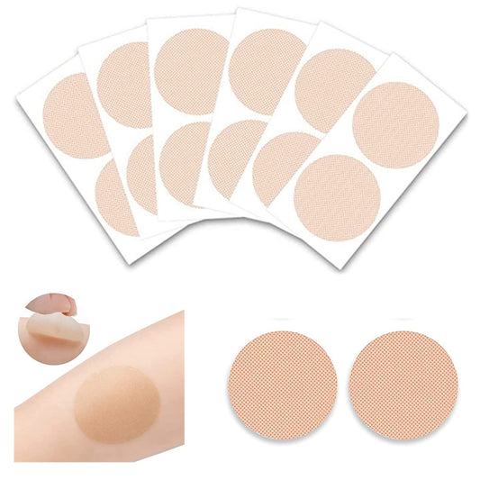 alblinsy 100 Pairs Nipple Cover for Men,Summer Mens Tape Pasties Patch Nipple Covers, Anti Chafing Protector Disposable Adhesive Nipple Guard Stickers for Runners Sports Gym Daily(Skin color)