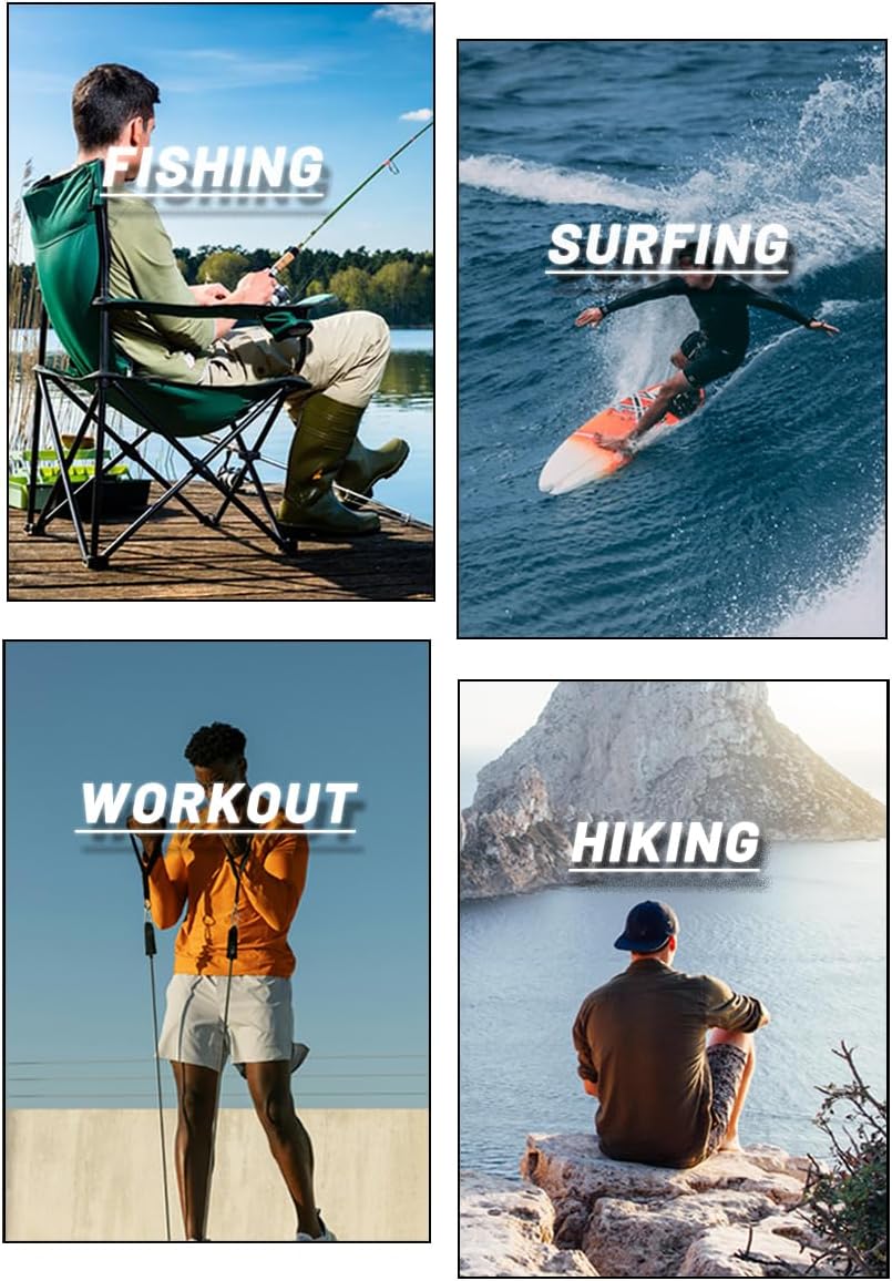 Men's Long Sleeve Athletic Shirts - UPF 50+ UV Sun Protection for Hiking & Running | Rash Guard