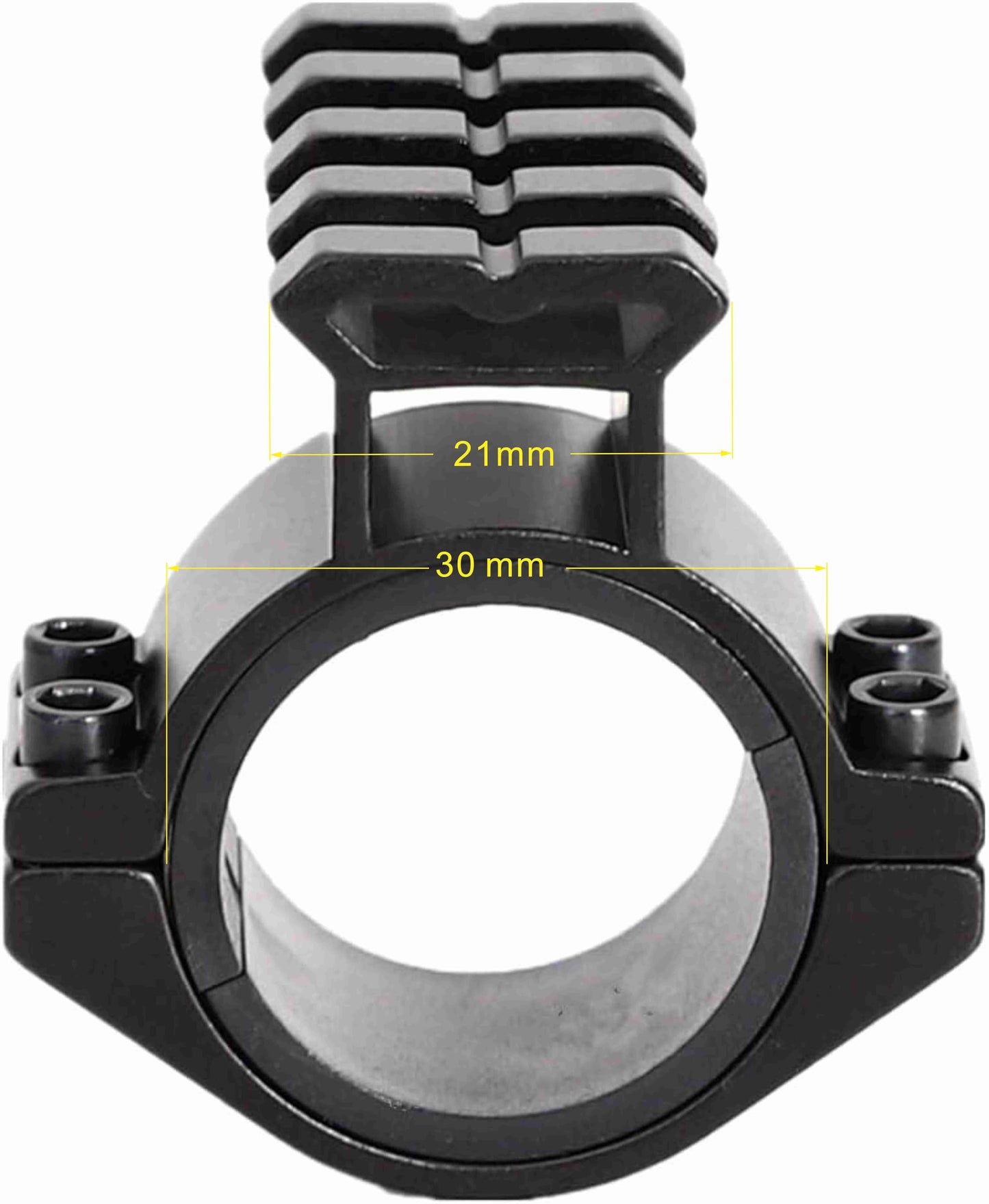 BVGD Scope Barrel Clamp Mount 25.4mm & 30mm Ring Adapter with Weaver Picatinny Rail for Scope Flashlight Laser Sight Optics