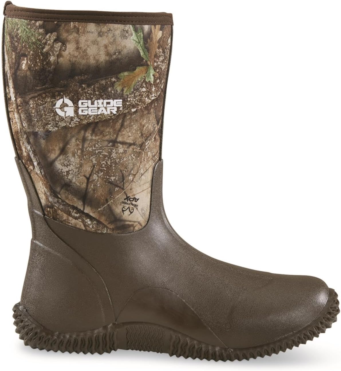 Men's Waterproof Camo Rubber Hunting Boots - Guide Gear Mid Camo Design
