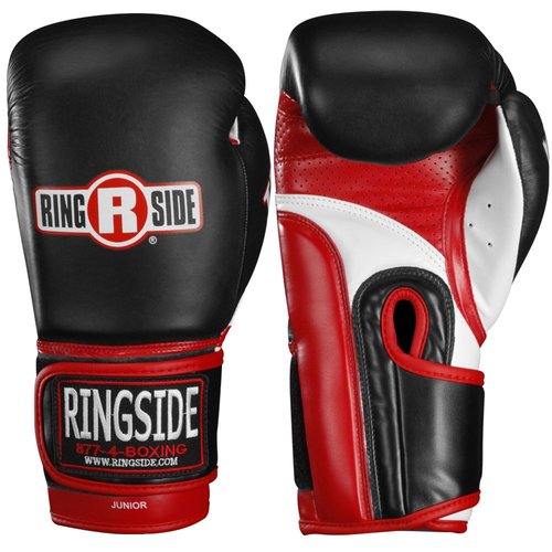 Ringside IMF Tech Super Bag Boxing MMA Training Sparring Gloves, Black, Large