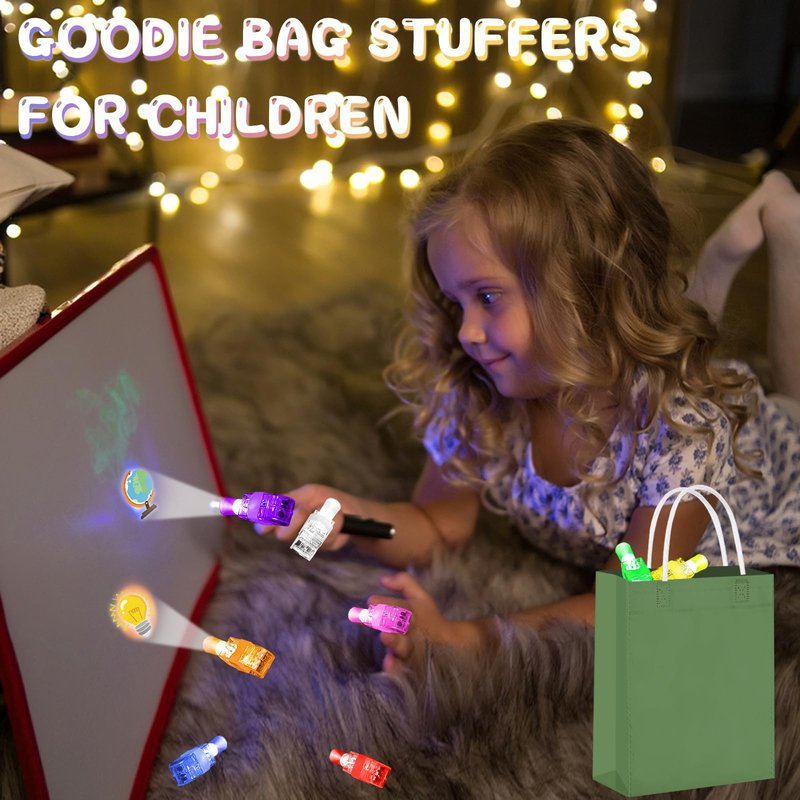 Yizeda Science Theme LED Finger Lights Science Themed Party Favors for Kids Boys Girls Birthday Goodie Bags Stuffers Kids Mad Scientist Party Decorations Back to School Supplies Classroom Prizes