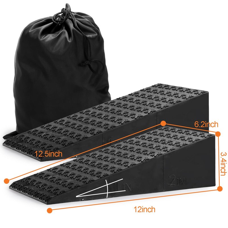 Yarlung 2 Pack Squat Wedge Block, Non-Slip Slant Board for Heel Elevated Squat, Calf Stretch, Home Gym, Enhance Mobility and Strength Performance