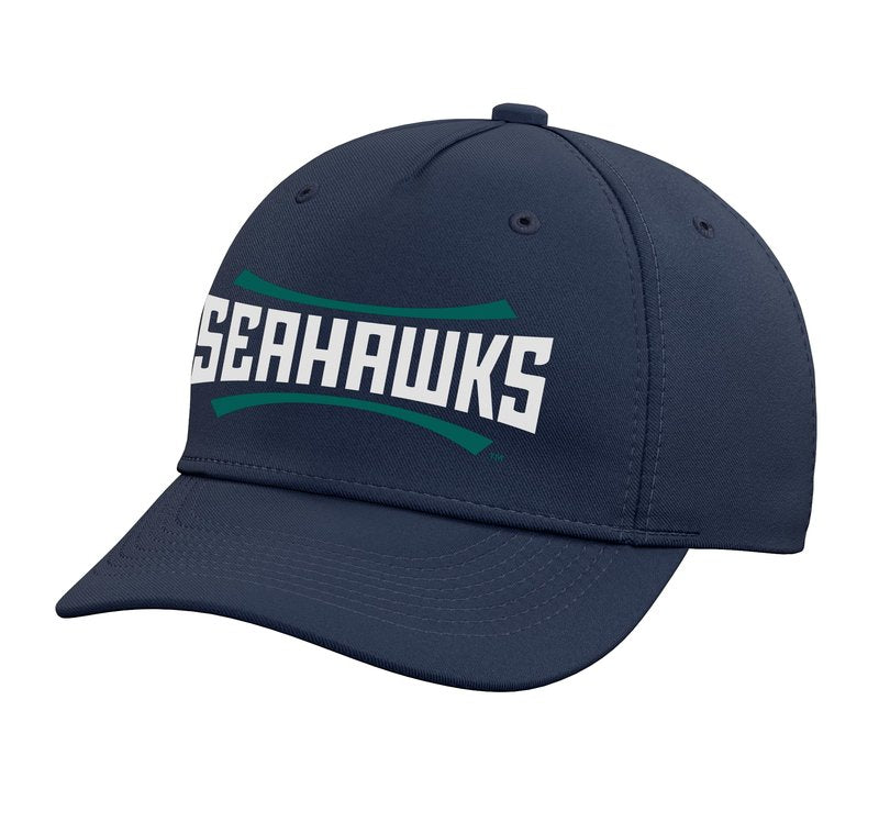 North Carolina Wilmington Seahawks | NCAA UNC | PPNCW038 Adjustable Printed Baseball Hat, Navy Blue