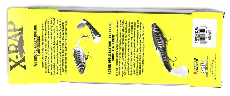 Rapala Unisex_Adult X-Rap Peto Curls, Scaled Blocks, 20 cm