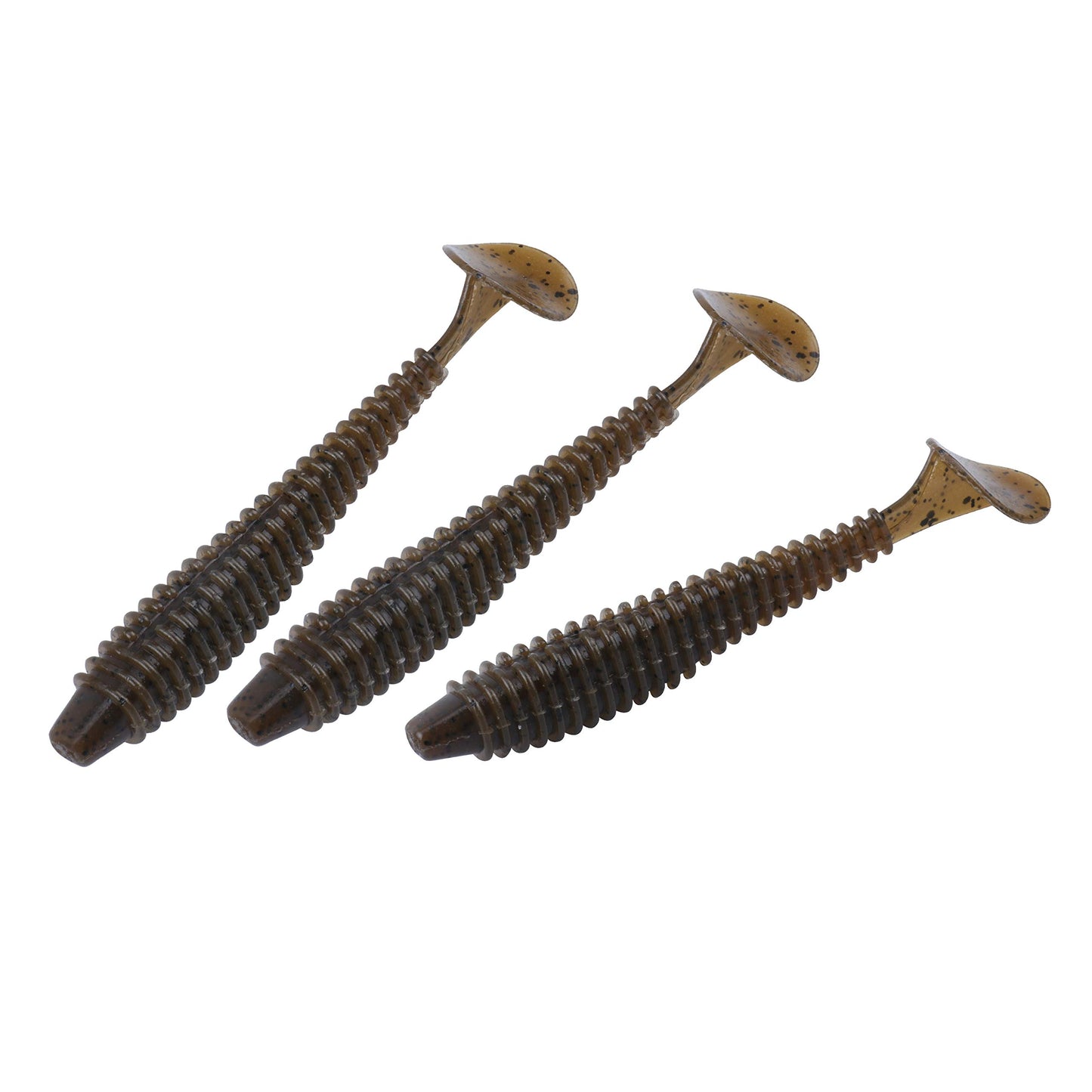 RUNCL Swimbaits Paddle 10/20/30/40PCS, 5/4/3/2 Inchs Paddle Tail, Soft Lure for Trout Crappie Bass, Durable Plastic Bait Swimmer for Saltwater/Freshwater, Fishing Lover's Gift
